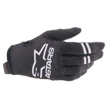 Gants cross enfants Alpinestars YOUTH RADAR noir blanc