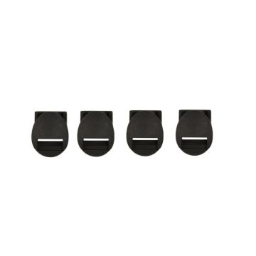 TCX 4 Passants en Nylon de Rechange pour X-HELIUM Noir