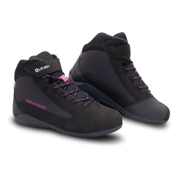 Chaussures de moto pour femmes Eleveit DELTA WP LADY Noir