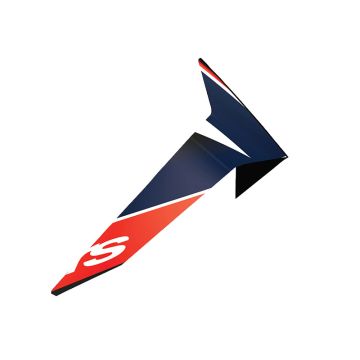 Spoiler de moto Alpinestars S-R10 rouge bleu