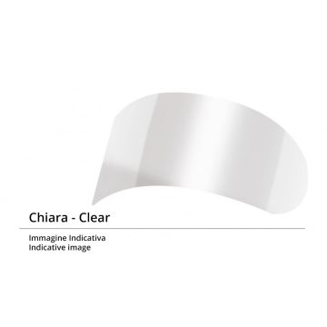 Visière externe transparente pour casque Carburo rétro