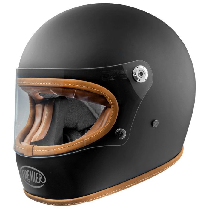 Premier TROPHY PLATINUM U9BM Full Face Helmet Matte Black