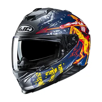 casque intégral HJC i71 Taurus bleu