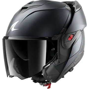 Casque modulable convertible Shark OXO Dark Shadow titane mat