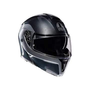 casque modulaire AGV Streetmodular Levico gris/argent